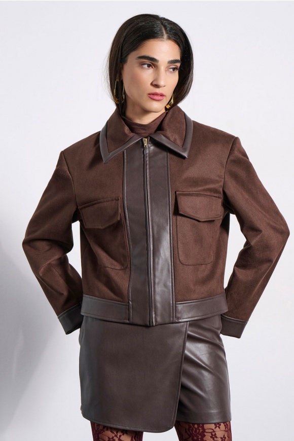 JACKET 3225522 BROWN