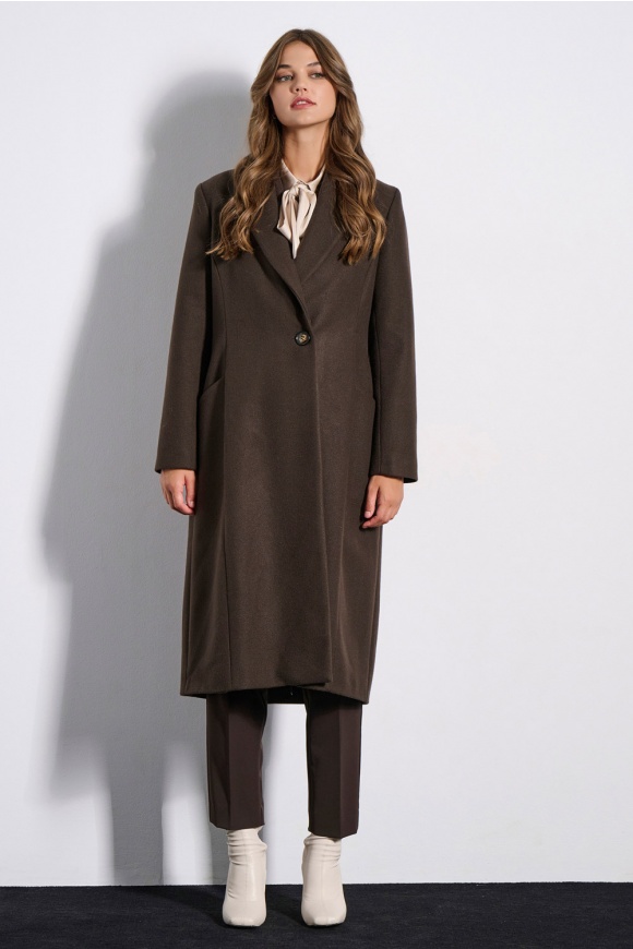 COAT 3225538 BROWN