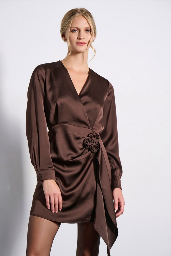 MINI DRESS 2225905 CHOCOLATE