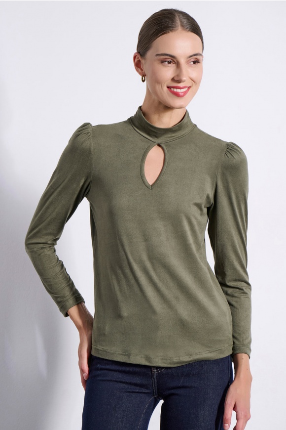 BLOUSE 3225137 OLIVE