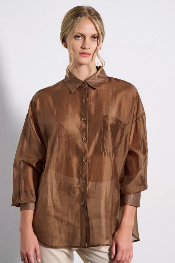 SHIRT 4225801 CHOCOLATE