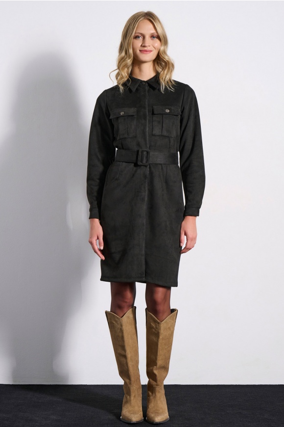 MIDI DRESS 3225935 BLACK