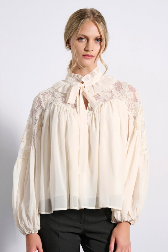 BLOUSE 2225103 OFF WHITE