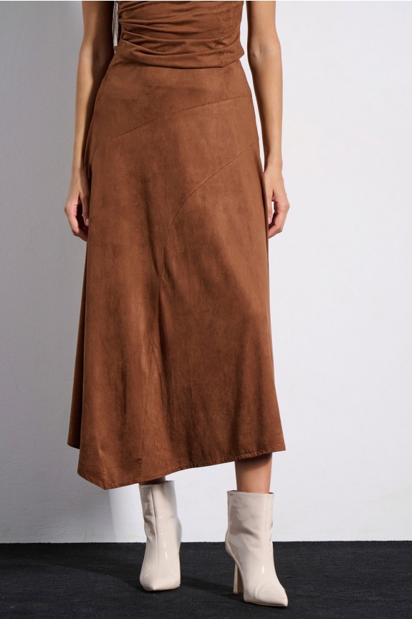 MIDI SKIRT 3225306 TAUPE
