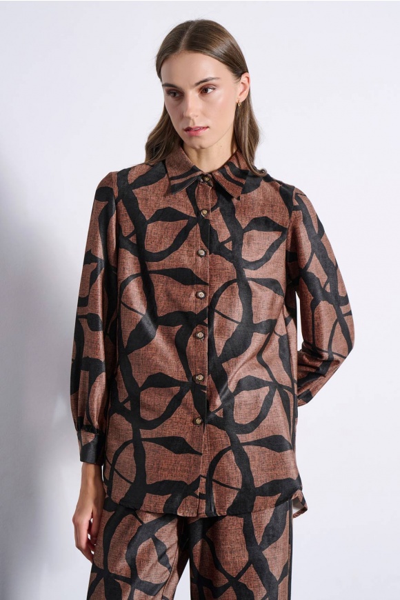 LONG SHIRT 3225823 CHOCOLATE