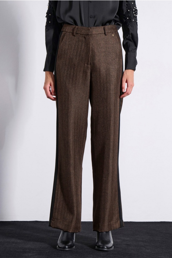 TROUSERS 3225402 BROWN
