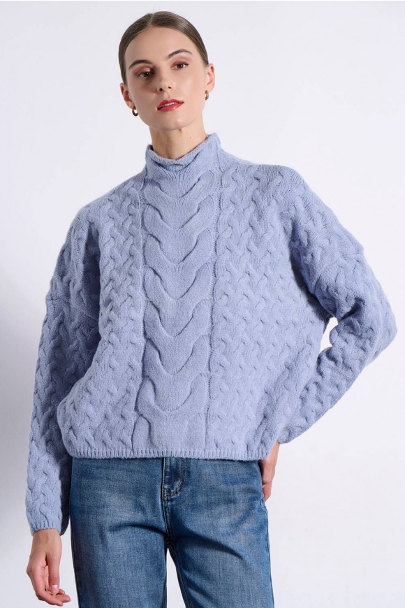 SWEATER 2225007 LIGHT BLUE