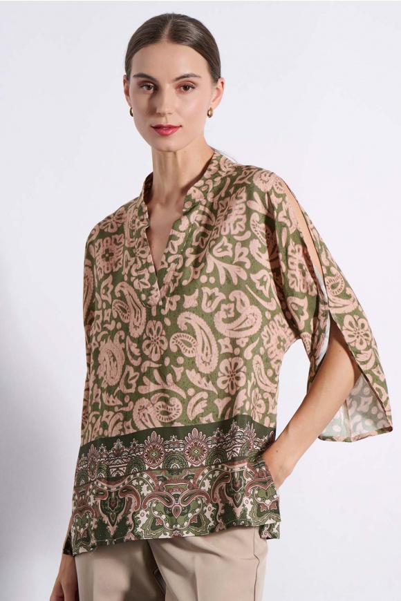 BLOUSE 3225140 OLIVE