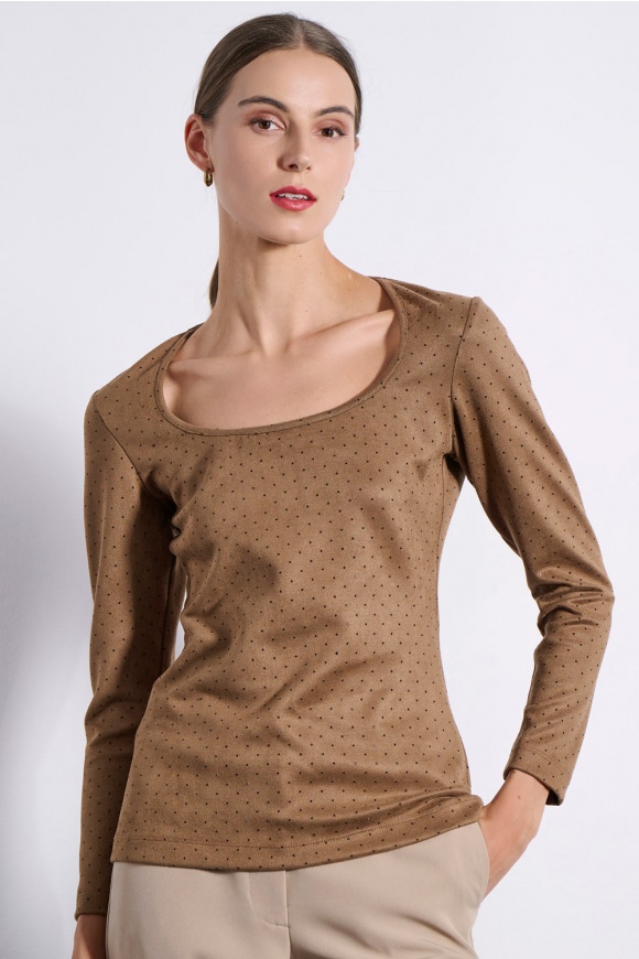 BLOUSE 3225138 TAUPE