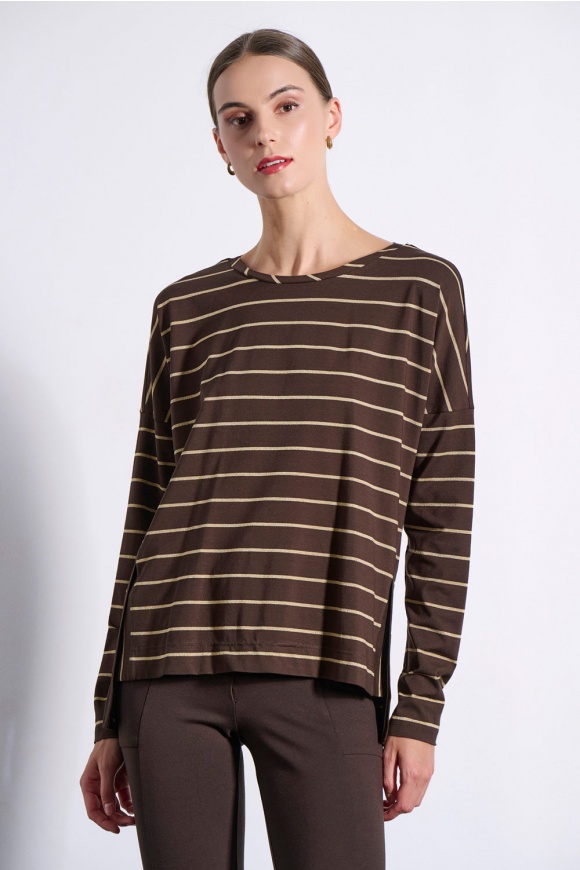 BLOUSE 3225144 BROWN