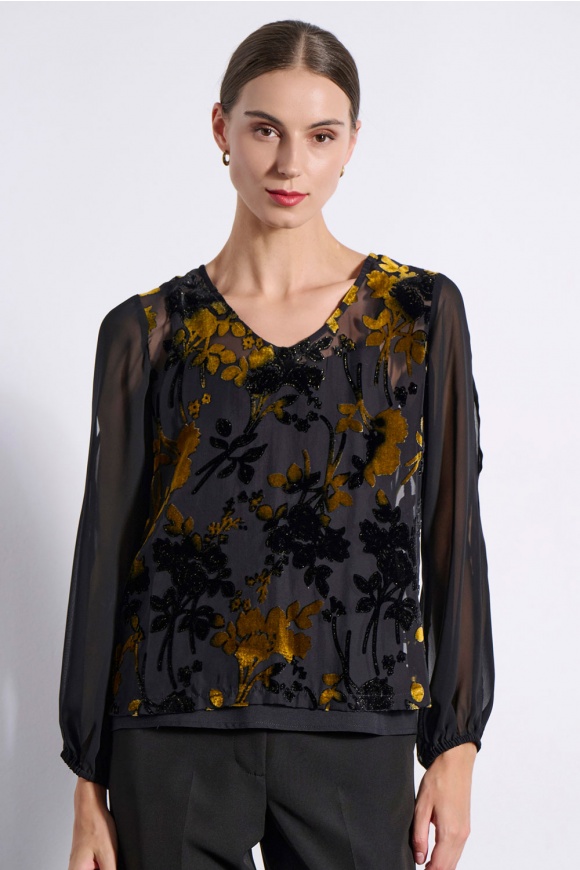 BLOUSE 3225127 BLACK