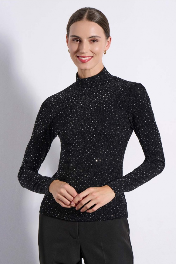 BLOUSE 2225102 BLACK