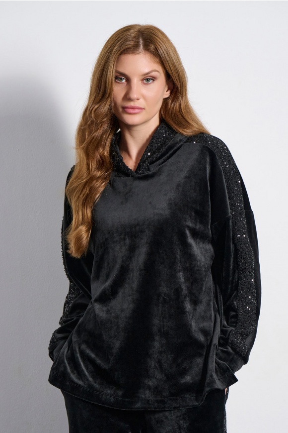 SWEATSHIRT 3225118 BLACK