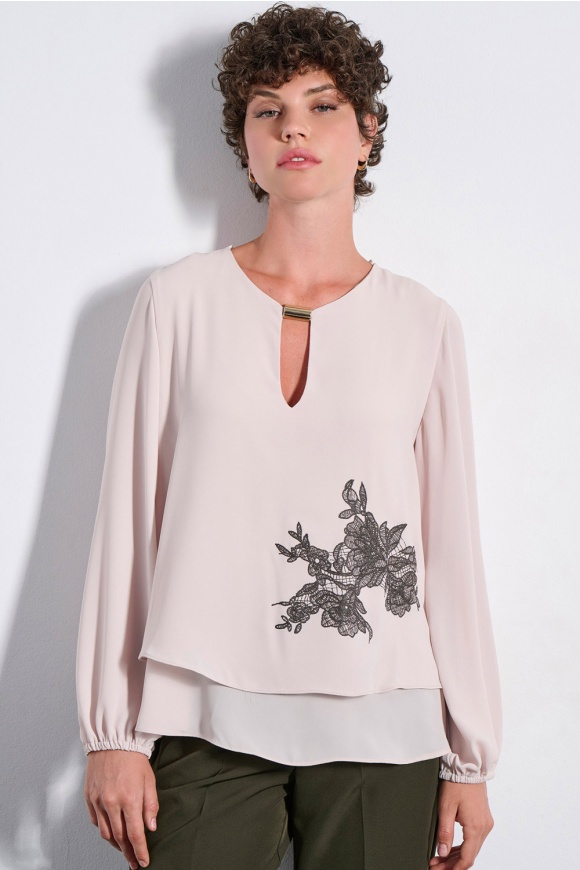 BLOUSE 3225133 VANILLA