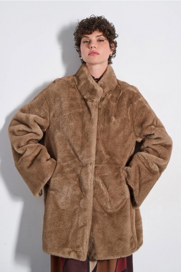 FAUX FUR 2225513 CHOCOLATE