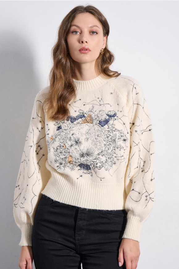 ΠΟΥΛΟΒΕΡ 2225046 OFF WHITE