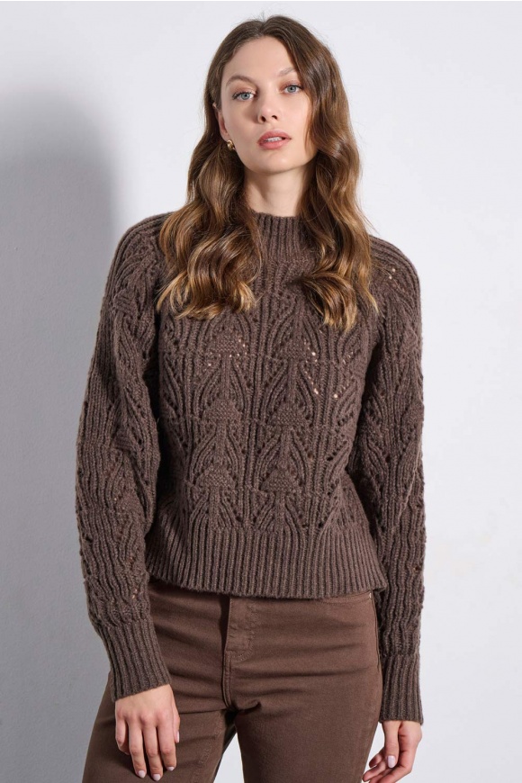SWEATER 2225044 BROWN