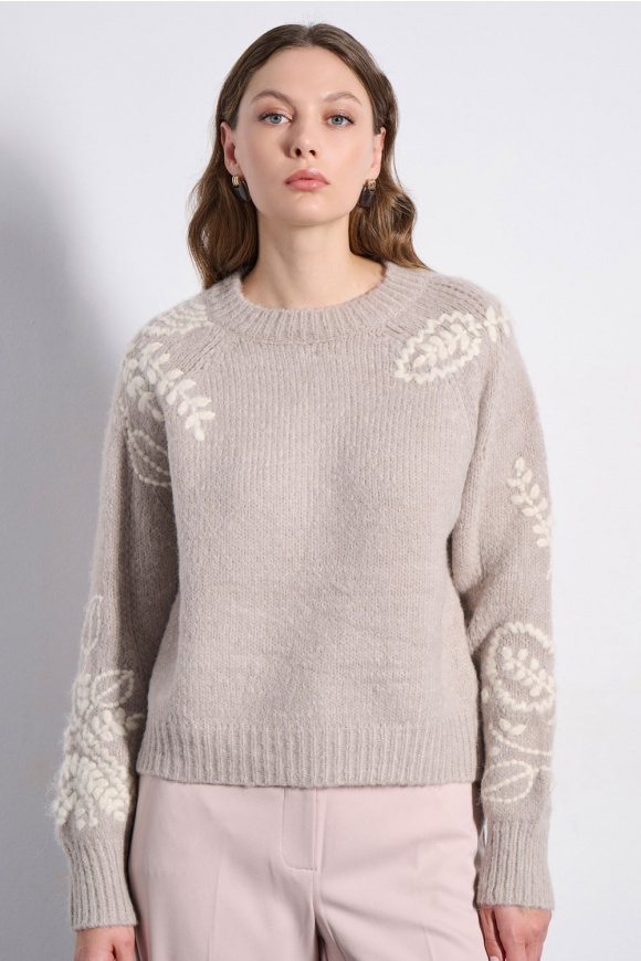 SWEATER 2225040 BEIGE