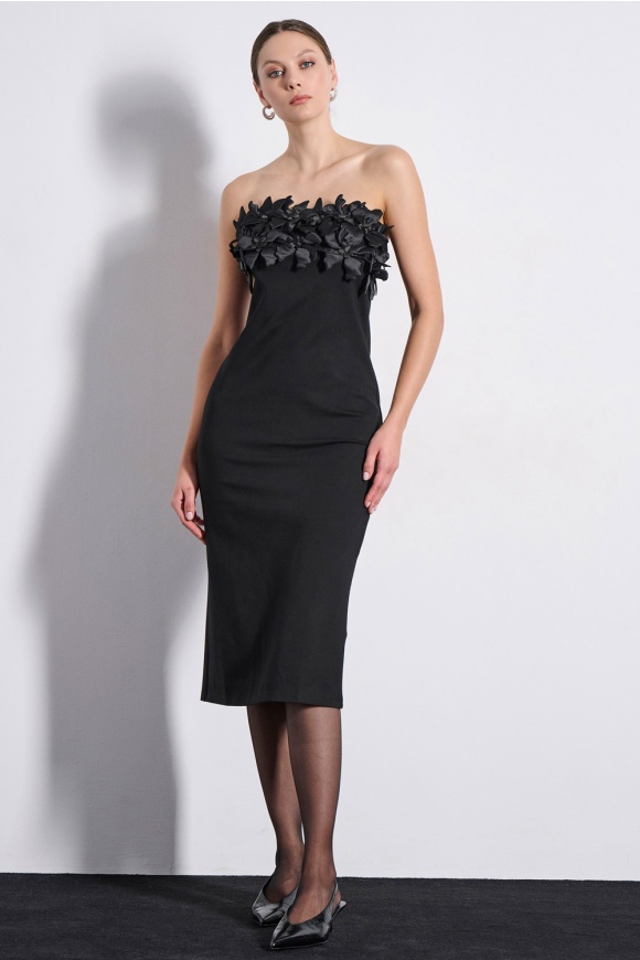 MIDI DRESS 2225915 BLACK