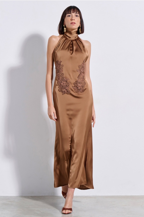 MAXI DRESS 3126908 CHOCOLATE