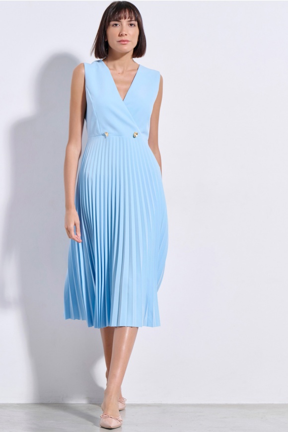 MIDI DRESS 3126936 LIGHT BLUE