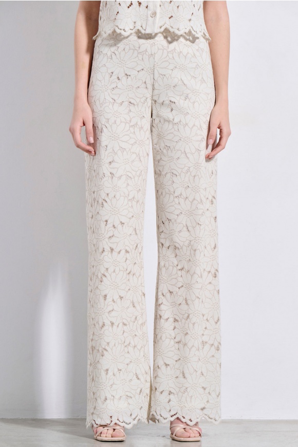 TROUSERS 3126418 OFF WHITE