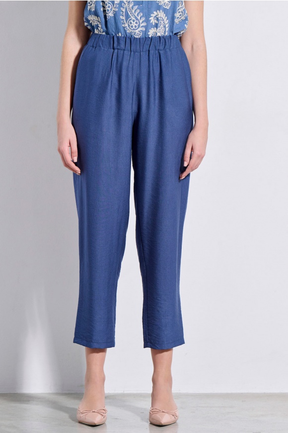 TROUSERS 3126424 INDIGO BLUE