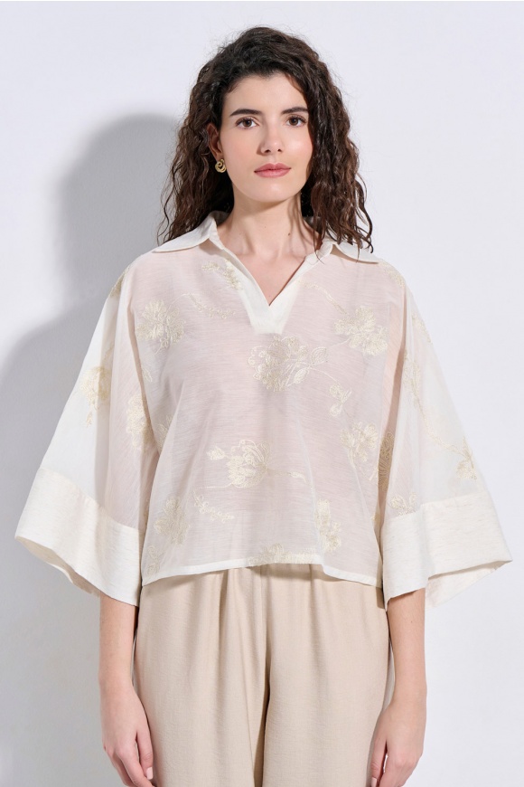 BLOUSE 3126141 OFF WHITE