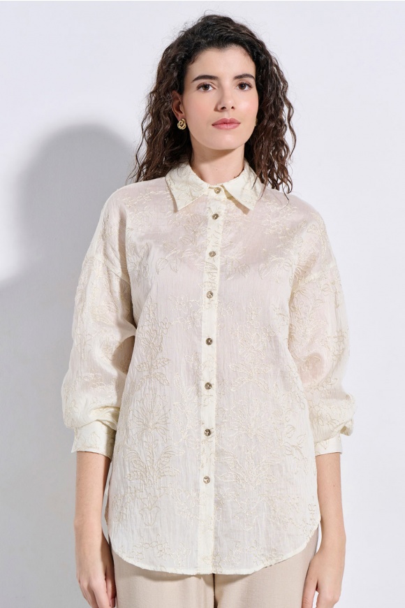 LONG SHIRT 3126813 OFF WHITE
