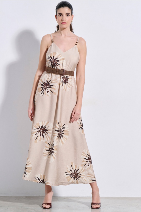 MAXI DRESS 3126921 BEIGE