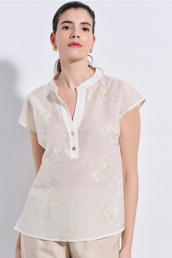 BLOUSE 3126143 OFF WHITE