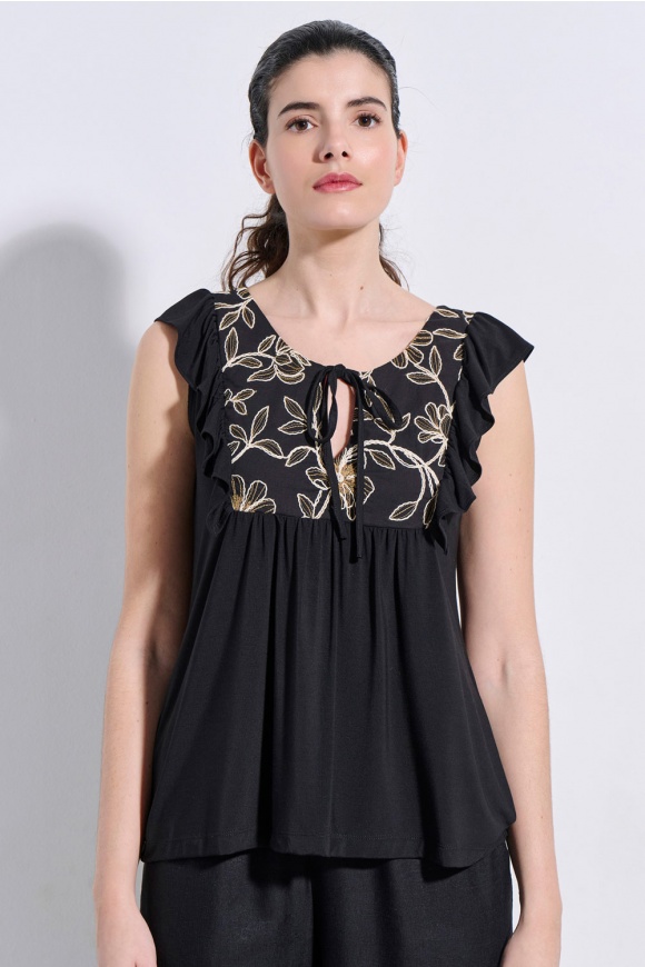 BLOUSE 3126160 BLACK