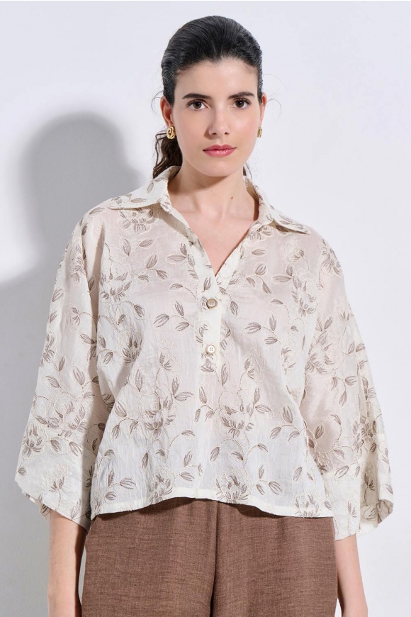 BLOUSE 3126139 OFF WHITE