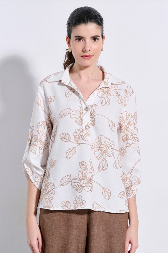 BLOUSE 3126140 OFF WHITE