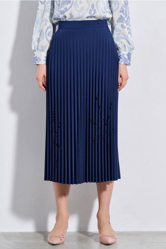 MIDI SKIRT 3126305 MARINE BLUE