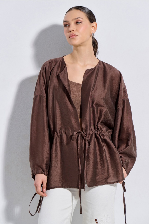 LONG SHIRT 3126814 BROWN