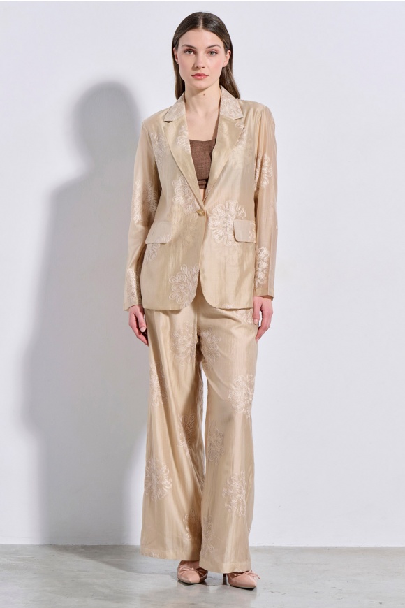 SET PANTALON WITH BLAZER 2126203 BEIGE