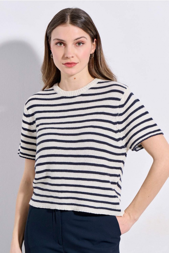 BLOUSE 2126011 BLUE