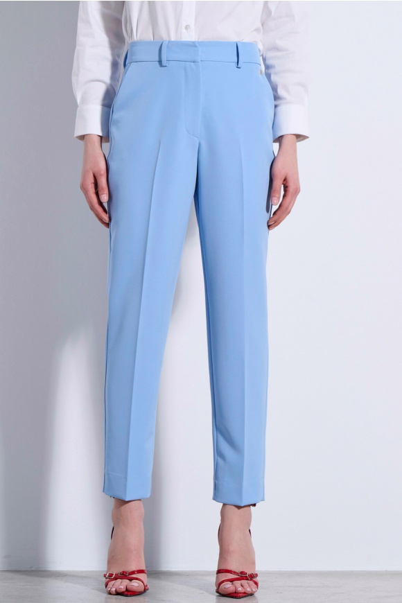 TROUSERS 3126401 LIGHT BLUE