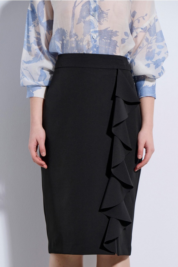 MIDI SKIRT 3126301 BLACK