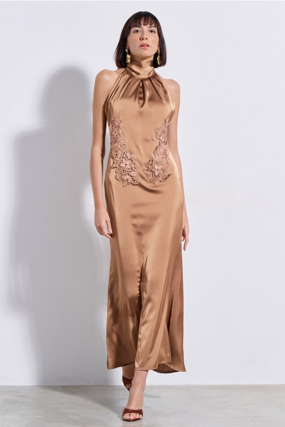 MAXI DRESS 3126908 CHOCOLATE