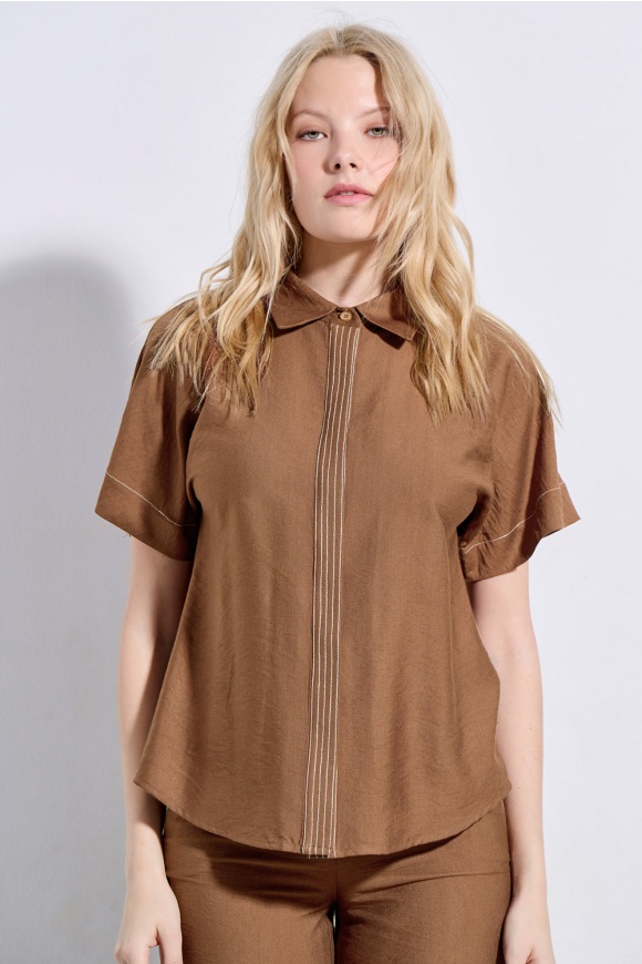 SHIRT 3126830 BROWN