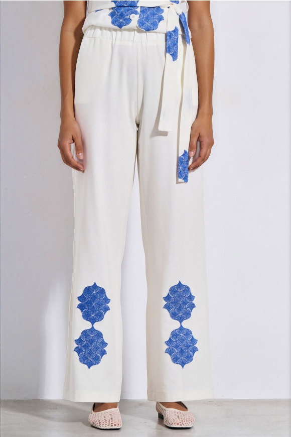 TROUSERS 3126436 OFF WHITE