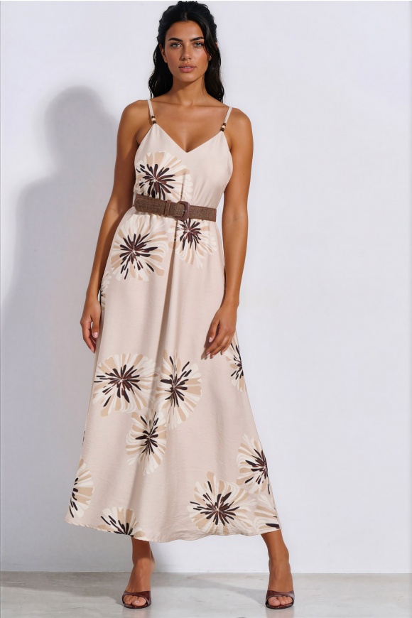 MAXI DRESS 3126921 BEIGE