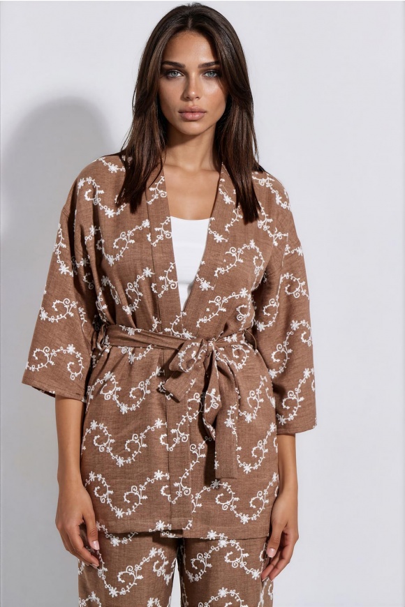 KIMONO 3126506 BROWN