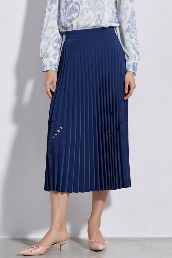 MIDI SKIRT 3126305 MARINE BLUE