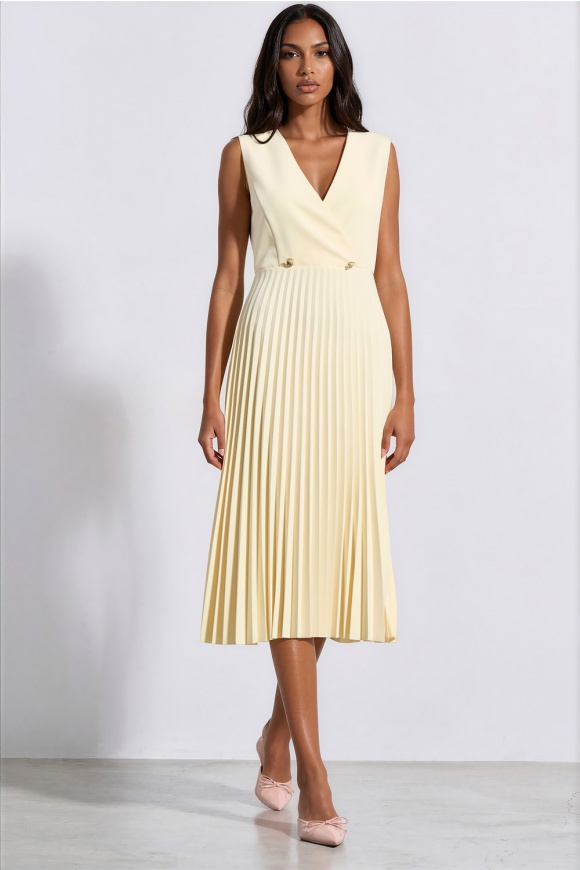 MIDI DRESS 3126936 YELLOW
