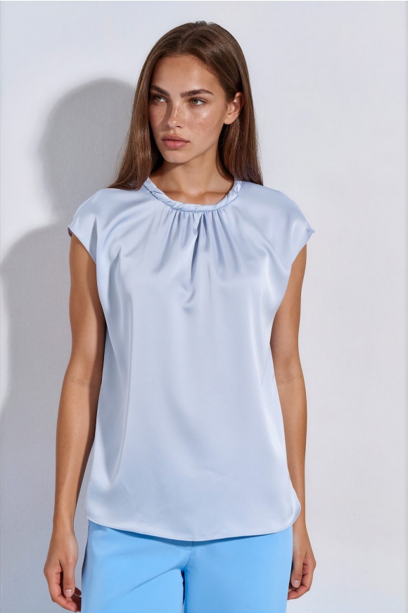 BLOUSE 2126107 SKY BLUE