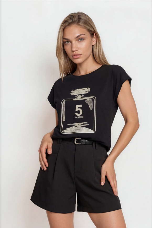 BLOUSE 2324103 BLACK