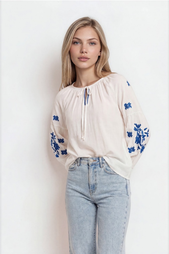 BLOUSE 2124101A OFF WHITE